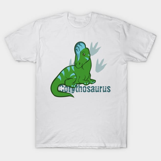 Cute Corythosaurus T-Shirt by SakuraDragon